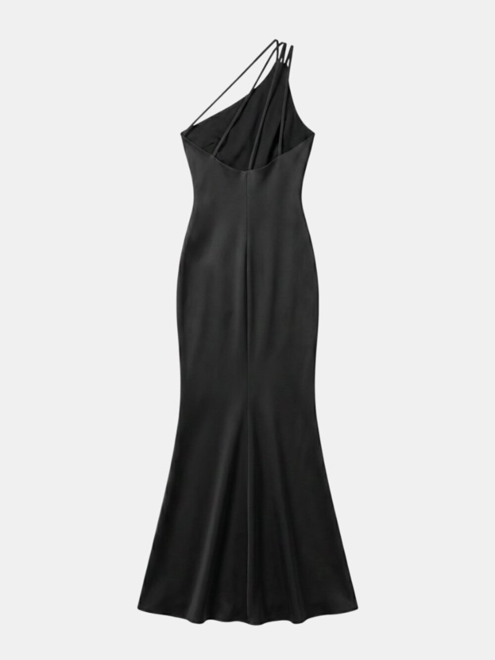 Nikki Lavis Black One Shoulder Beaded Starburst Evening Gown Dress Size 12 image 2